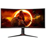 Aoc Monitor curved Cu34G2Xp 34 inches Va 180Hz Hdmix2 Dpx2  Cu34G2Xp/Bk 4038986111331 Upaoc034Xs00014