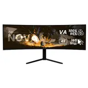 Monitor Arozzi 49 Curved monitor komputerowy 124,5 cm 5120 x 1440 px Dual Qhd Led  Az-No-49Tuw165-Bk 850072937007