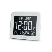 Muse  Wall Clock with Alarm Function M-090 Wmc White 3700460209827
