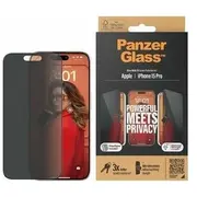 Panzerglass Sp iPhone 15 Pro Uwf Privacy m. Applikator  P2810 5711724128103