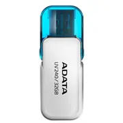 Pendrive Adata Uv240, 32 Gb  Auv240-32G-Rwh 4713218465399