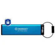 Pendrive Kingston Ironkey Keypad 200, 16 Gb  Ikkp200C/16Gb 740617336641