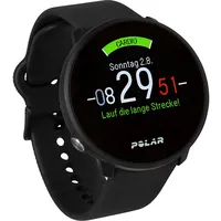 Polar Unite Black S-L Silicone Wristband with Pin Buckle  900108443 0725882064260 801824