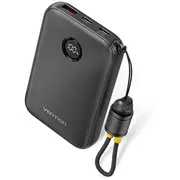 Vention 10000Mah Powerbank 2Xusb-C 1Xusb-A 22.5W, black  Fkab0-C 6922794791237 Ladvn1Pow0005