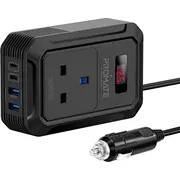 Przetwornica Promate Inverto-200W Car inverter Dc-Ac 11-17V 200W / Usb-C Pd65W  6959144067599