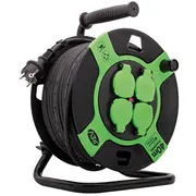 Rev Cable Drum Plastic 40M Ip 44 4-Fold black green  0010217412 4006341137388 417216