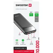 Swissten, Powerbank, Power Line Ii, Li-Pol, 5/9/12Vadowania w i innych urzdze, 22013916, 10000Mah,  22013946 8595217490611