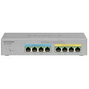 Switch Netgear 8Port 100/1000/2500 Ms108Tup 8-Port Ultra60 Poe Multi-Gig unmgd  Ms108Tup-100Eus 606449168112