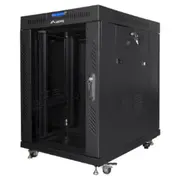 Lanberg Installation cabinet rack 19 15U 600X800 black, glass door lcd Fpack  Ff01-6815-12Bl 5901969430363 Nulagr15U000013