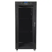 Lanberg Rack installation cabinet solution 19 22U 800X800 black Lcd glass door Flat Pack  Ff01-8822-12Bl 5901969433906 Nulagr22U000012