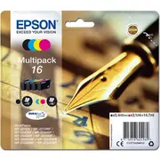 Tusz Epson C13T16264012, T162640 Cmyk, 3X3.1/5.4Ml  C13T16264012 8715946624969