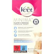 Veet VeetMinima plastry do depilacji z  wrażliwej 16 5900627096965