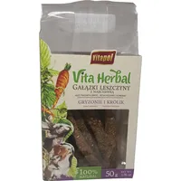Vitapol Vita Herbalgryzoni i a, gałązki leszczyny z marchewką, 50 g  Zvp-4148 5904479141484
