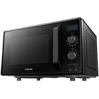 Toshiba Sda 3-In-1 Microwave Oven with Grill and Combination Hob, 23 Litres, Rotating Plate Storage, Timer, Built-In Led Lights, 900 W, 1050 Pizza Programme, Black  Mw2-Ag23PBk 6944271650462