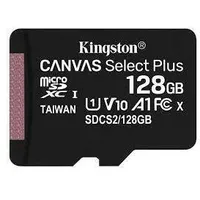Karta Kingston Canvas Select Plus Microsdxc 128 Gb Class 10 Uhs-I/U1 A1 V10 Sdcs2/128Gbsp  7406172990768