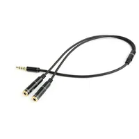 Cable Audio 3.5Mm 4-Pin To/3.5Mm SMic Cca-417M Gembird  8716309100519