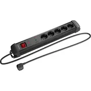 zasilająca Lanberg Sp1 przeciwprzepięciowa 5  3 m Sp1-05F-0300-Bk 5901969439816