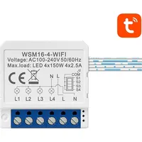 Avatto  puszkowy Wi-Fi Wsm16-W4 Tuya 6976037360155