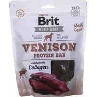 Brit Meaty Jerky Venison Protein Bar Dziczyzna 200G  Brit-Jerky-12-200 8595602543748