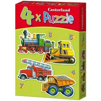 Castorland Puzzle 47 4X Vehicles 04256  5904438004256
