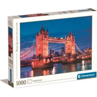Clementoni Puzzle 1000  High Quality, Tower Bridge w nocy Gxp-812611