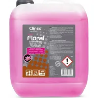 Clinex  podłóg bez smug połysk zapach Floral - Blush 10L 77-895 5907513273615