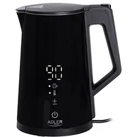 Electric kettle Adler Ad 1345B black  5903887807449 Agdadlcze0107