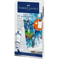 Faber-Castell Farby akrylowe w tubkach 12  Faber Castell 440880 8901180792124