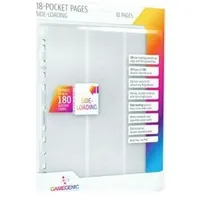 Gamegenic 18-Pocket Pages Sideloading - White 10  115305 4251715403372