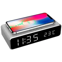 Gembird Dac-Wpc-01-S alarm clock Digital Silver  8716309107853 Oavgembud0002