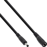 Kabel  Inline Dc extension cable, plug male/female 4.0X1.7Mm, Awg 18, black, 5M 26905C 4043718308910