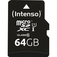 Karta Intenso Professional Microsdxc 64 Gb Class 10 Uhs-I/U1  3433490 4034303022366 478305