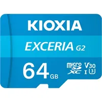 Karta Kioxia Exceria G2 Sdhc 64 Gb Class 10 Uhs-I U3 A1 V30 Lmex2L064Gg2  4582563854499