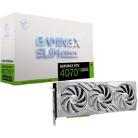 Msi Geforce Rtx 4070 Ti Super 16G Gaming X Slim White Nvidia 16 Gb Gddr6X  4711377172363 Vgamisnvdm201