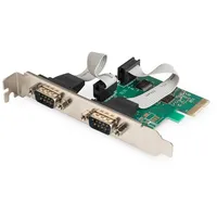 Pci Express Rs232 l Port Expansion Card/Controller, 2Xdb9, Chipset Asix99100  Amass030000 4016032309390 Ds-30000-1