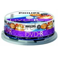 Philips Dvd-R 4.7 Gb 16X 25  Dm4S6B25F Dm4S6B25F/00 8710895922555 513613