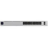 Ubiquiti Unifi Pro 24-Port Poe Managed L2/L3 Gigabit Ethernet 10/100/1000 Power over 1U Silver  Usw-Pro-24-Poe 817882027649 Kilubqswi0028