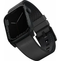 Uniq Pasek Straden Apple Watch 4/5/6/7/Se 44/45Mm Leather Hybrid Strap grey/  Uniq589Gry 8886463679623