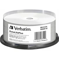 Verbatim Bd-R Dl 50 Gb 6X 25  43749 50023942437494