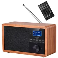 Adler  Radio Dab Bluetooth Ad 1184 Alarm function Black/Brown