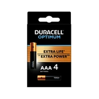 Baterijas Duracell Optimum Aaa 4Pack