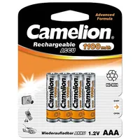 Camelion  Aaa/Hr03 1100 mAh Rechargeable Batteries Ni-Mh 4 pcs