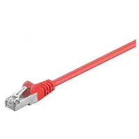 Goobay  Cat 5E patchcable, F/Utp, red Red