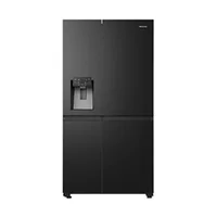 Hisense, No Frost, Water  Ice dispenser, 632 L, 179 cm, melna - Sbs ledusskapis