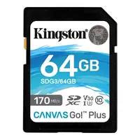 Kingston  Canvas Go Plus 64 Gb Sd Flash memory class 10