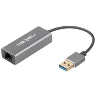 Natec Ethernet Adapter, Cricket Usb 3.0, 3.0 to Rj45, Black  Adapter Network Card Nnc-1924 3