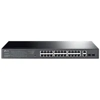 Tp-Link Tl-Sg1428Pe tīkla pārslēgs Vadīts L2 Gigabit Ethernet 10/100/1000 Power over Poe 1U Melns