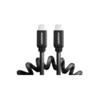 Axagon Data and charging Usb 2.0 cable 1.1 m long. Pd 60W, 3A. Black twisted.