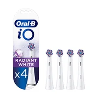 Braun Oral-B iO Radiant White, 4 gab., balta - Uzgaļi elektriskajai zobu birstei