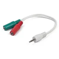 Cable Audio 3.5Mm 4-Pin To/3.5Mm SMic Cca-417W Gembird